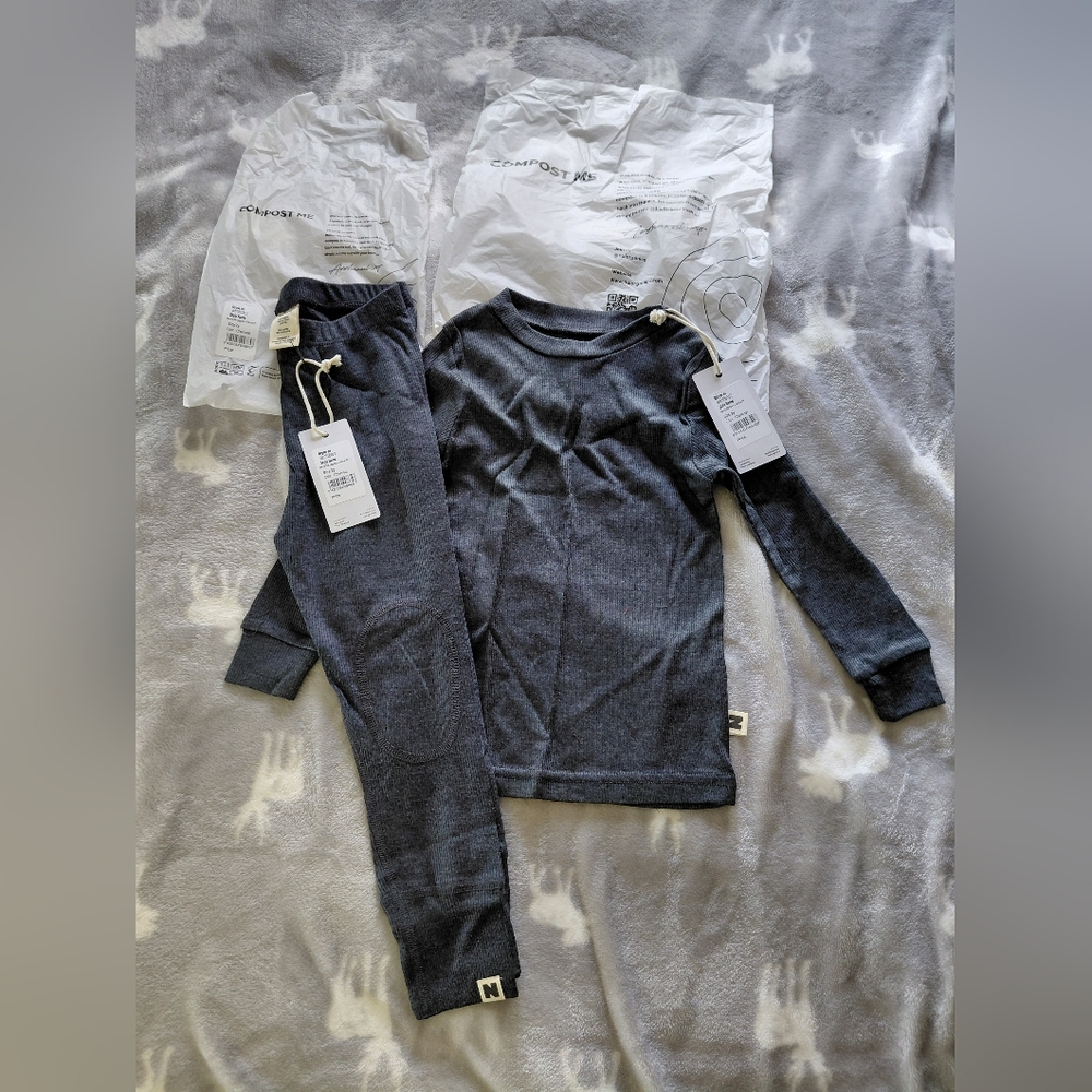 Nui Organic Merino/Silk Base Layer Set NEW